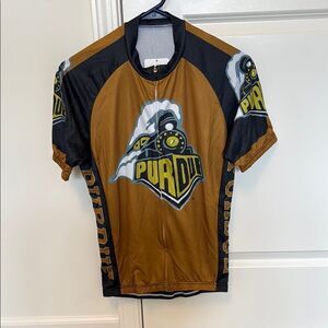 Purdue Black and Gold Cycling Jersey